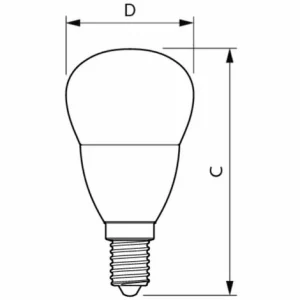 Philips 7W LED-Kugellampe E14 2700K CORELUS60E14G2 6