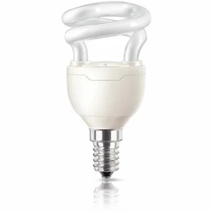 Philips Tornado Spiral Energy Saving Bulb 872790082655500 – Fluorescent Bulbs (5 W, 30 W, Spiral, E14, 300 Lm, Warm White) 6