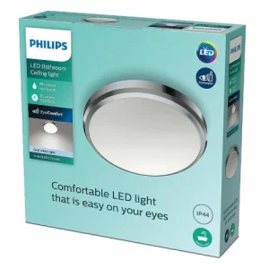 Deckenleuchte Badezimmer PHILIPS – EyeComfort – 22 Cm – 6 W – 640 Lumen – 4000K – Chrom – 93537 6