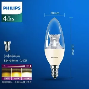 LED-Glühbirne E14 6W | DimTone Dimmbar | MASTER LEDcandle Philips 15