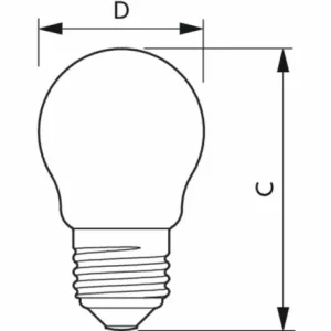 PHILIPS LED-Tropfenlampe FM E27 P 1,8W D 2700K Ewws 250lm Filamentlampe P45- Kl Dimmbar MASVLELEDLUSTERDT2.5-25WE27927P 6