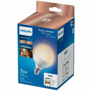 Philips Smart LED Leuchtmittel Tunable White G95 E27, Globeform 11W Warmweiß-kaltweiß WiZ Connected White Tunable 8